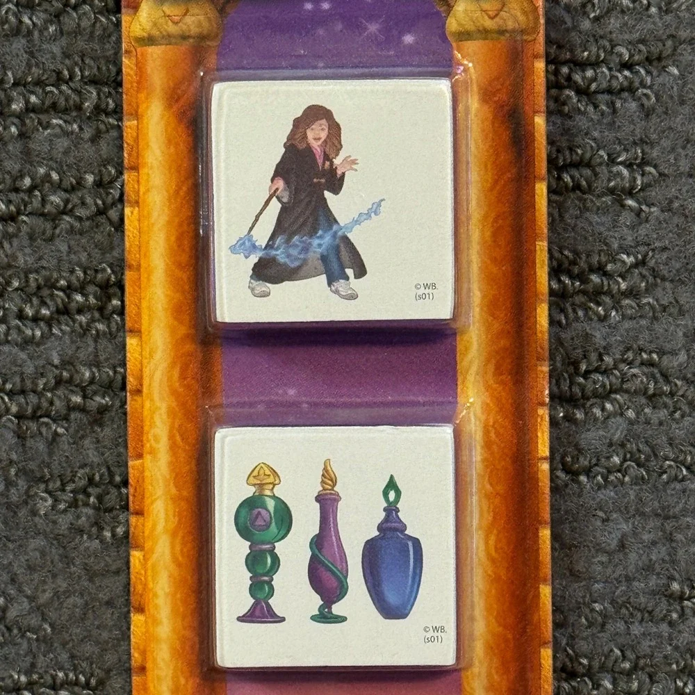 Vintage Harry‎ Potter Rubber Stamp Lot Of 3 Hermione Snape Dumbledore Hogwarts